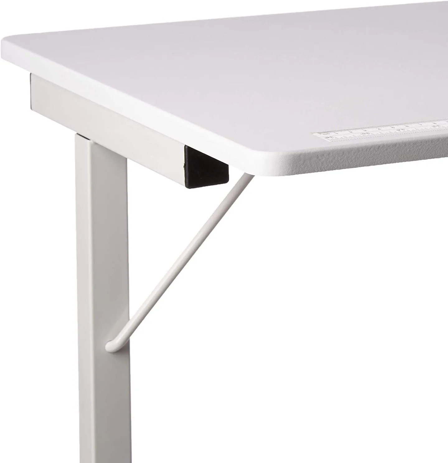 SewingRite SewStation 101 Portable Folding Sewing Table with Steel Legs, White - Perfect for Home, Office and Business