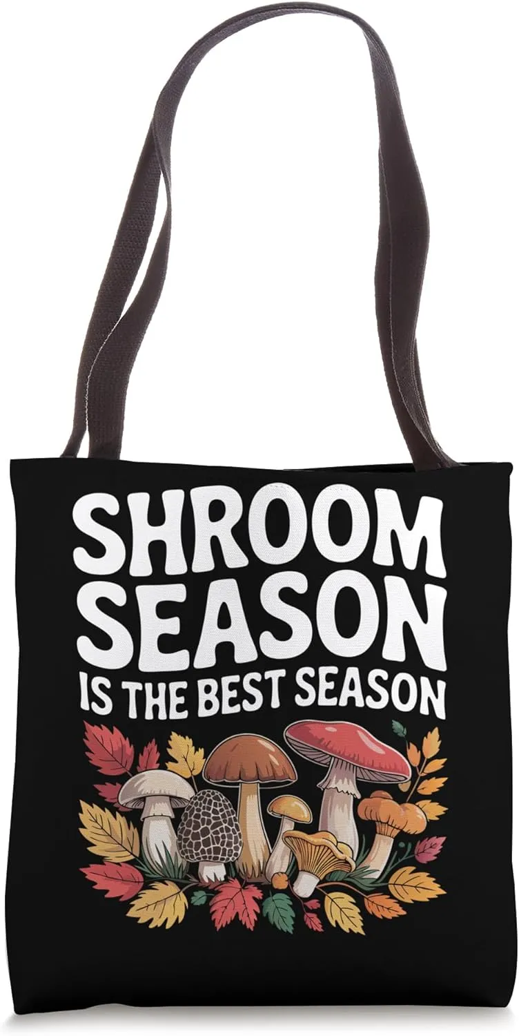 Shroom Season Mushrooming Tote Bag