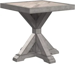 Signature Design by Ashley Beachcroft Indoor & Outdoor Square End Table, Beige