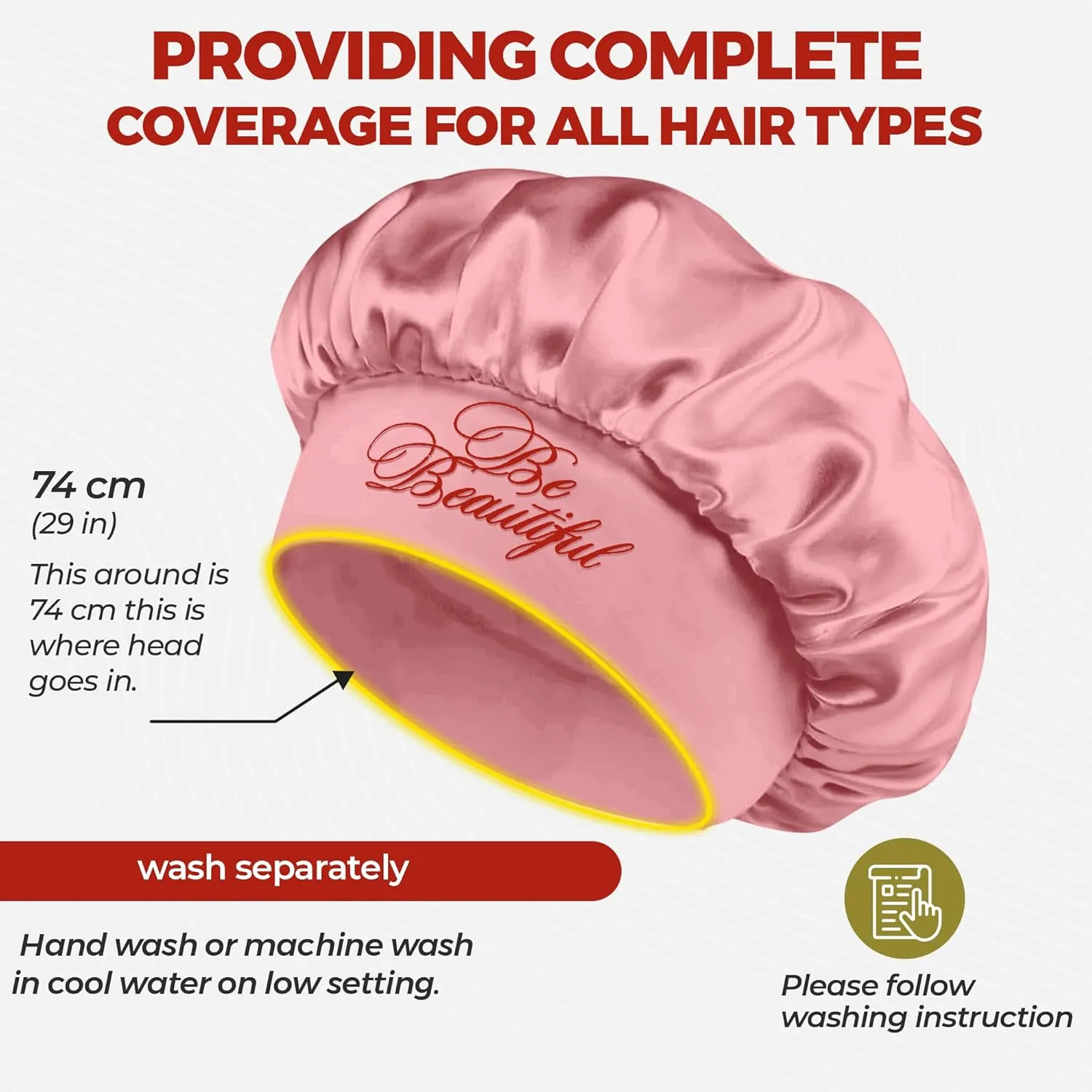 Silk Sleeping Bonnets for Hair Health Protection, Moisture Retention, Frizz-Free