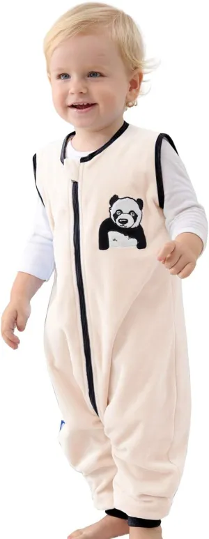Sincere Baby Sleep Sack Spring Autumn Warm Infant Walking Sleeping Bag with Legs Wearable Blankets Pajamas 6M-4Years