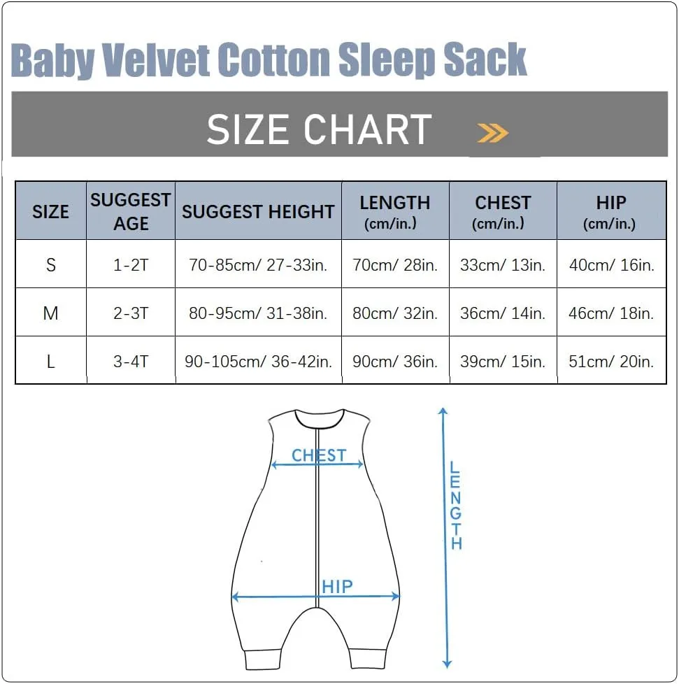 Sincere Baby Sleep Sack Spring Autumn Warm Infant Walking Sleeping Bag with Legs Wearable Blankets Pajamas 6M-4Years