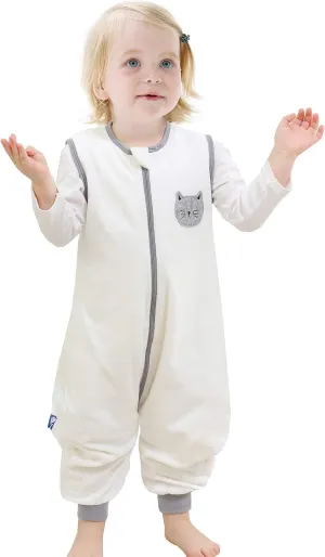 Sincere Baby Sleep Sack Spring Autumn Warm Infant Walking Sleeping Bag with Legs Wearable Blankets Pajamas 6M-4Years
