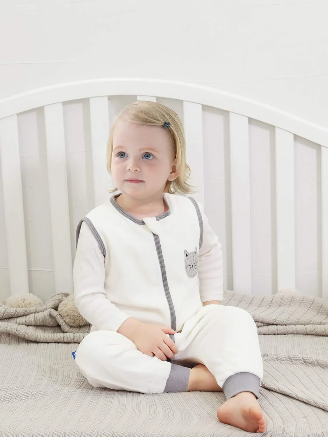 Sincere Baby Sleep Sack Spring Autumn Warm Infant Walking Sleeping Bag with Legs Wearable Blankets Pajamas 6M-4Years