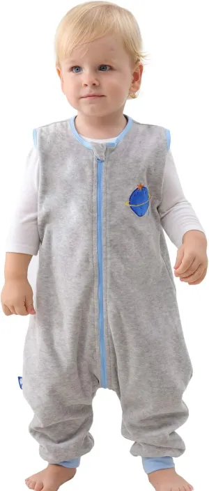 Sincere Baby Sleep Sack Spring Autumn Warm Infant Walking Sleeping Bag with Legs Wearable Blankets Pajamas 6M-4Years