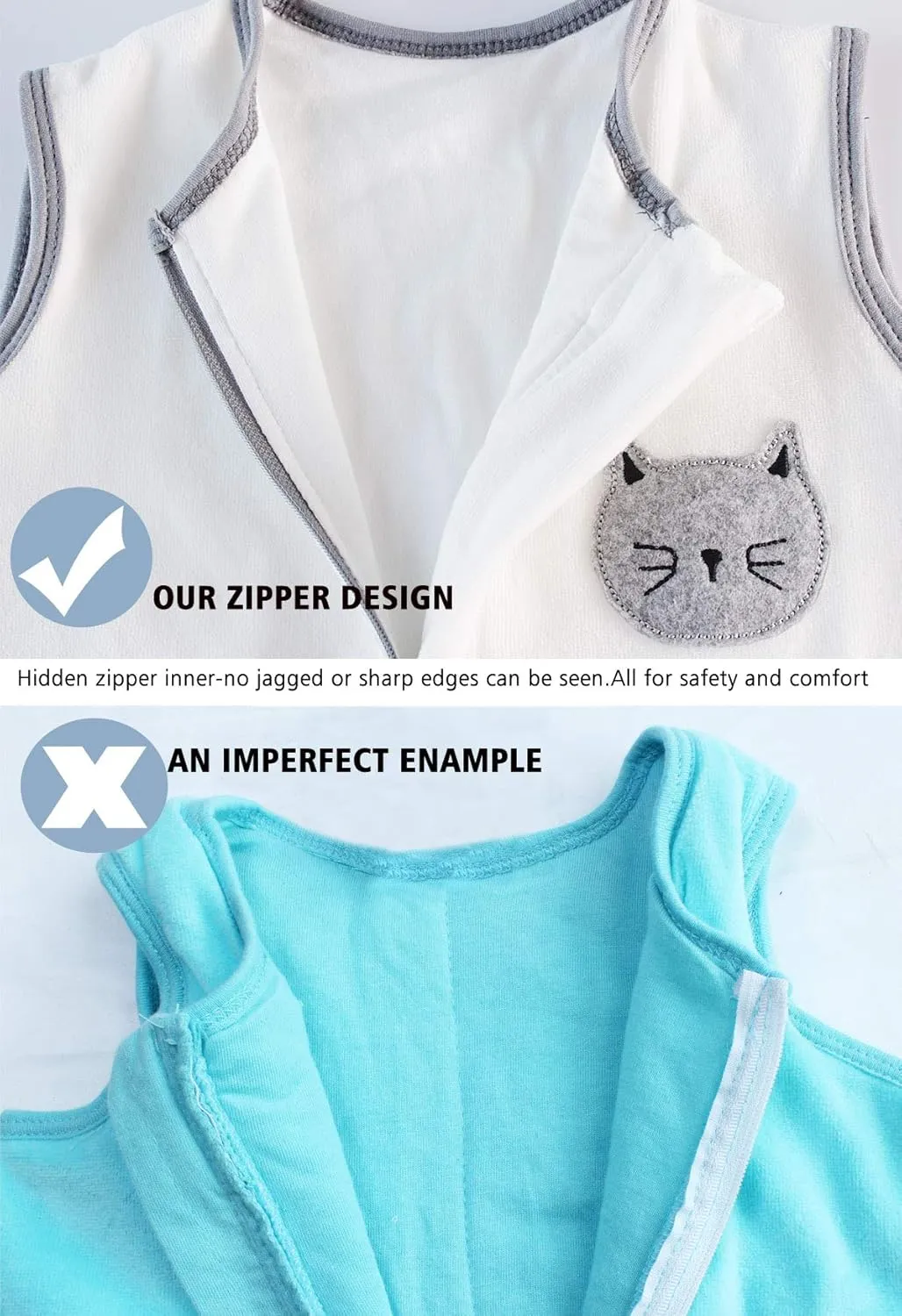 Sincere Baby Sleep Sack Spring Autumn Warm Infant Walking Sleeping Bag with Legs Wearable Blankets Pajamas 6M-4Years