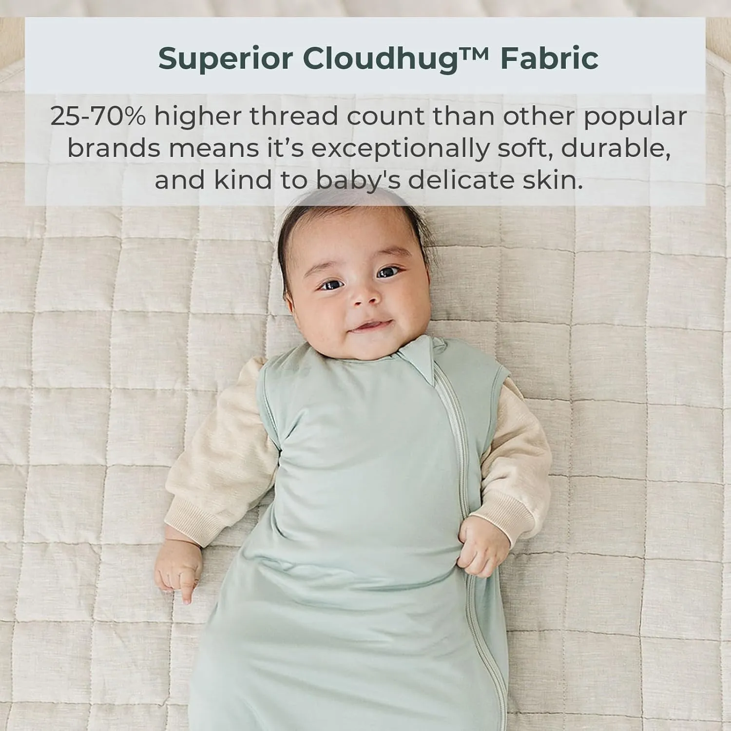 Sleep Sack 0.5 Tog - Rayon made from Bamboo Baby Sleeping Bag, Wearable Blanket, Unisex