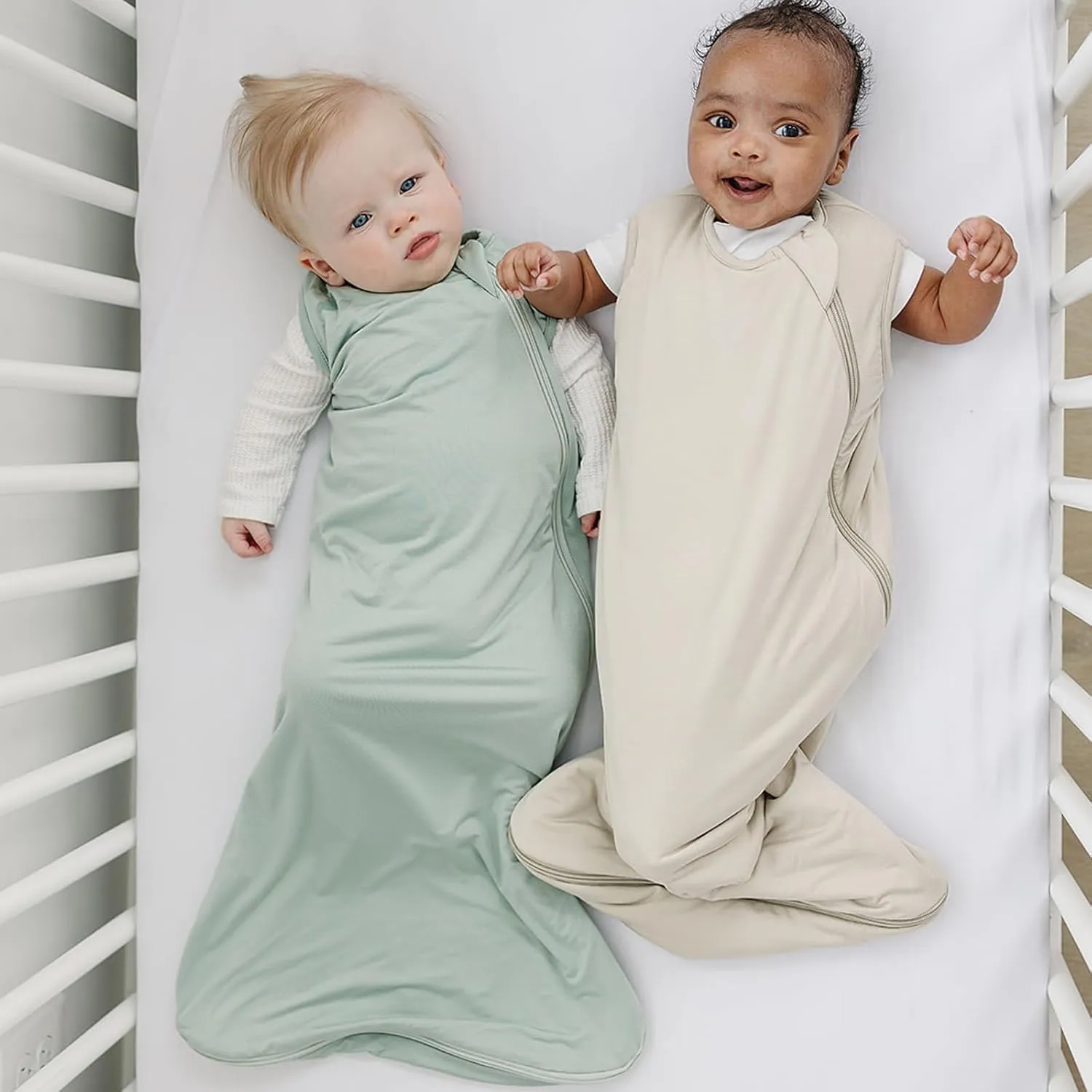 Sleep Sack 0.5 Tog - Rayon made from Bamboo Baby Sleeping Bag, Wearable Blanket, Unisex