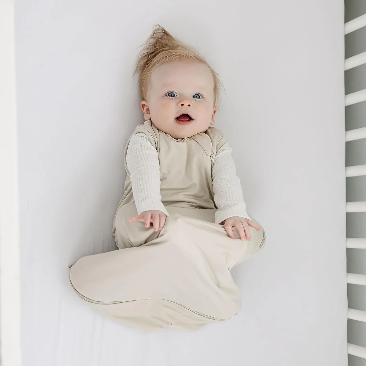 Sleep Sack 0.5 Tog - Rayon made from Bamboo Baby Sleeping Bag, Wearable Blanket, Unisex