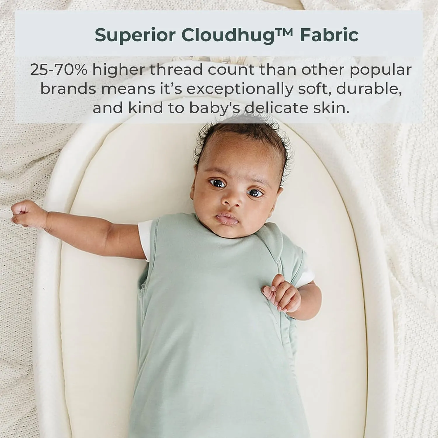 Sleep Sack 1.0 Tog - Rayon made from Bamboo Baby Sleeping Bag, Wearable Blanket, Unisex