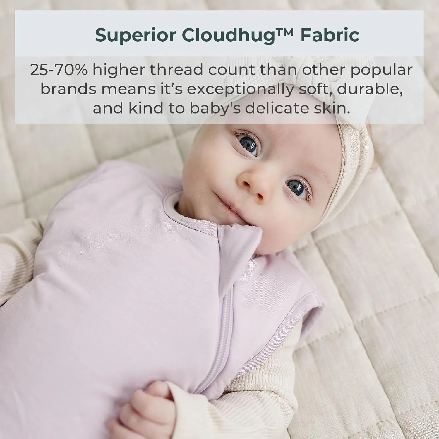 Sleep Sack 1.0 Tog - Rayon made from Bamboo Baby Sleeping Bag, Wearable Blanket, Unisex