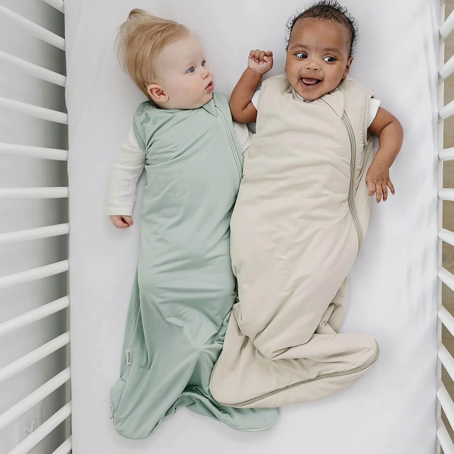 Sleep Sack 1.0 Tog - Rayon made from Bamboo Baby Sleeping Bag, Wearable Blanket, Unisex