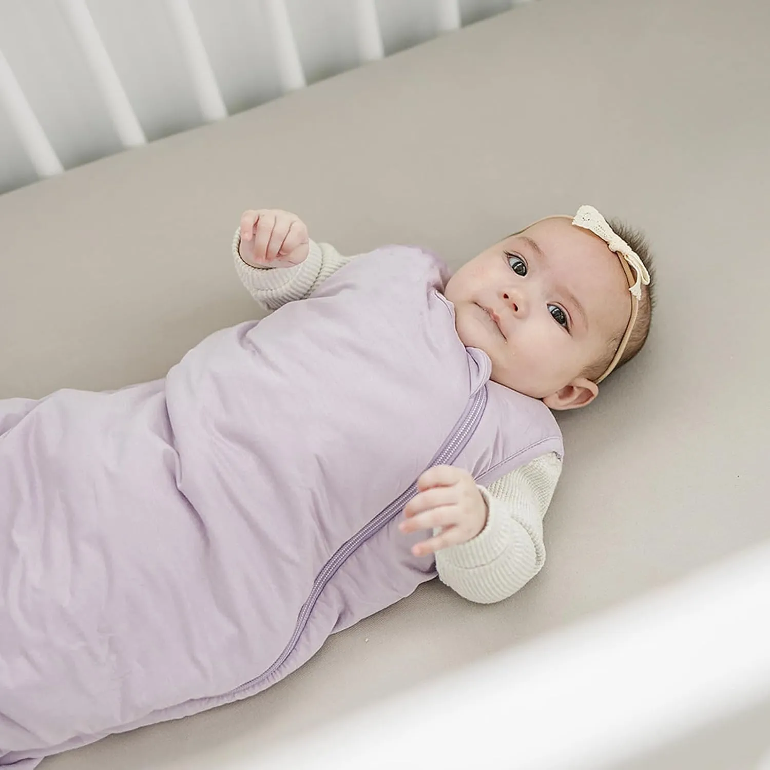 Sleep Sack 1.0 Tog - Rayon made from Bamboo Baby Sleeping Bag, Wearable Blanket, Unisex