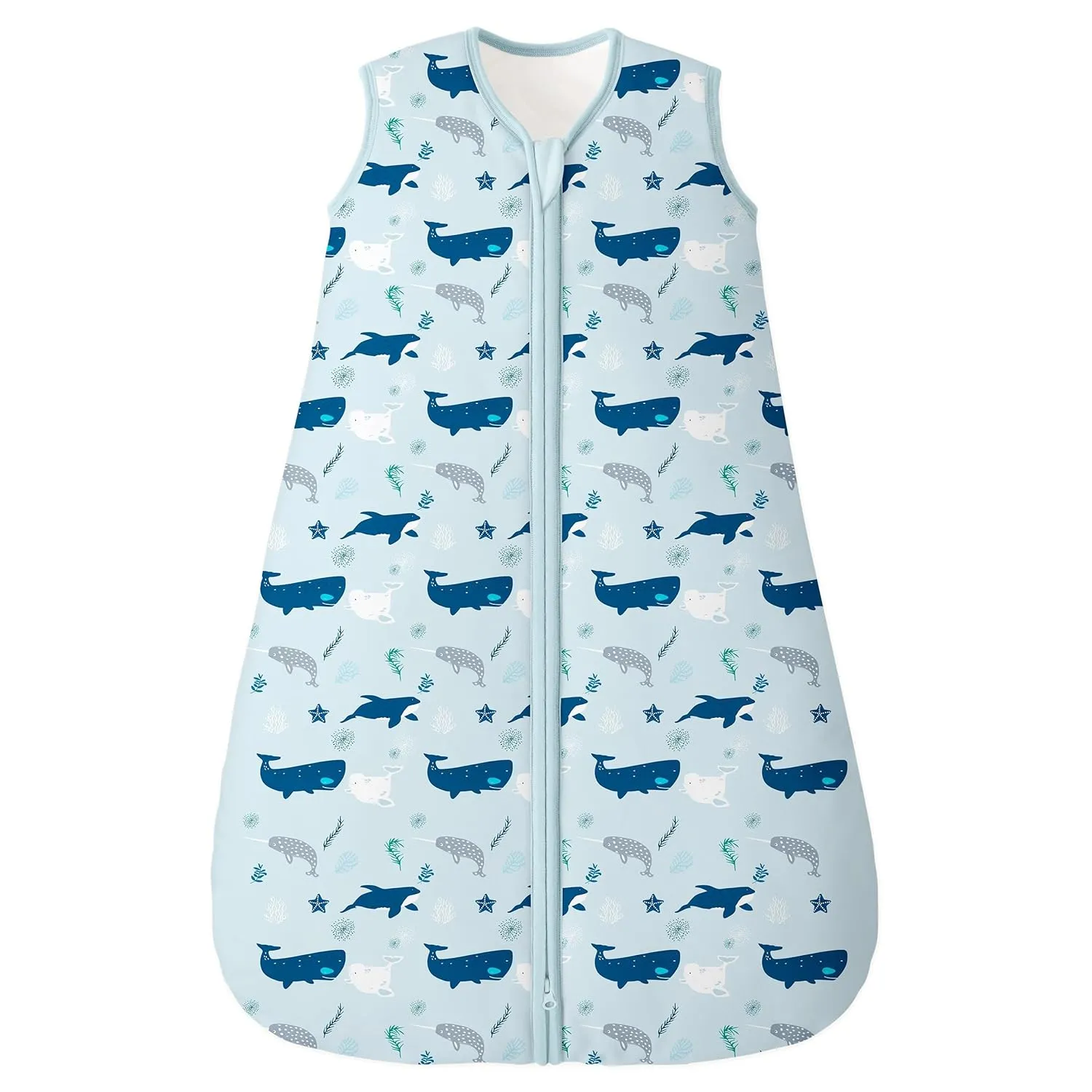 Sleep Sack 18-24 Months TOG 2.5 Winter Baby Wearable Blanket, 100% Cotton Toddler Sleeping Sack with 2-Way Zipper Warm Soft Baby Sleep Sack Shark