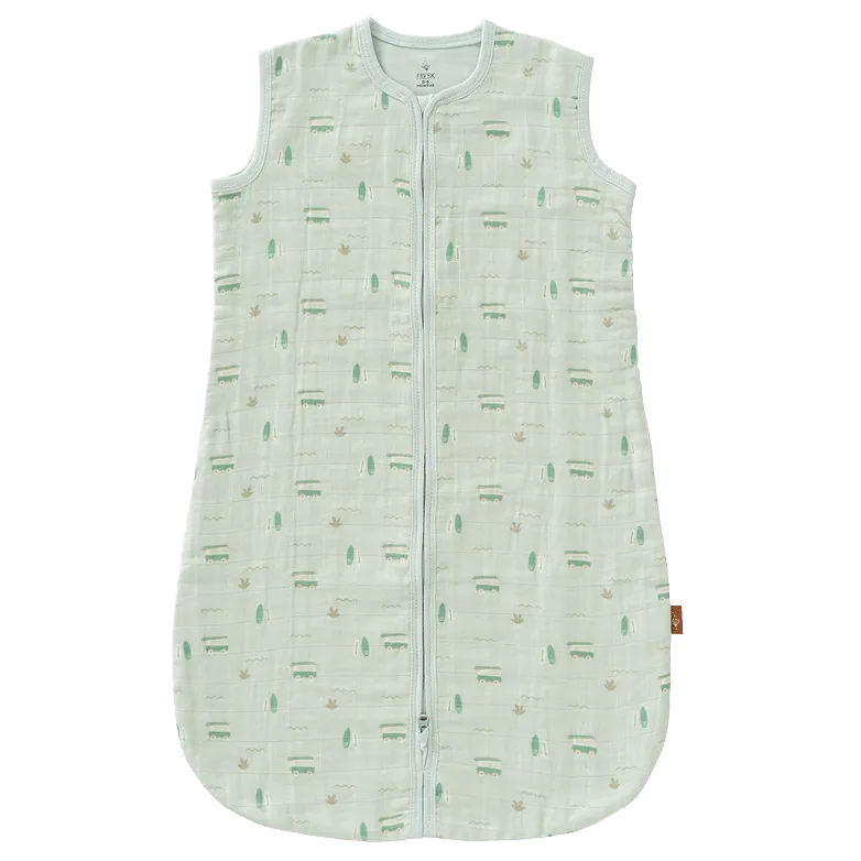 Sleeping Bag 2-layer Muslin - Surf boy