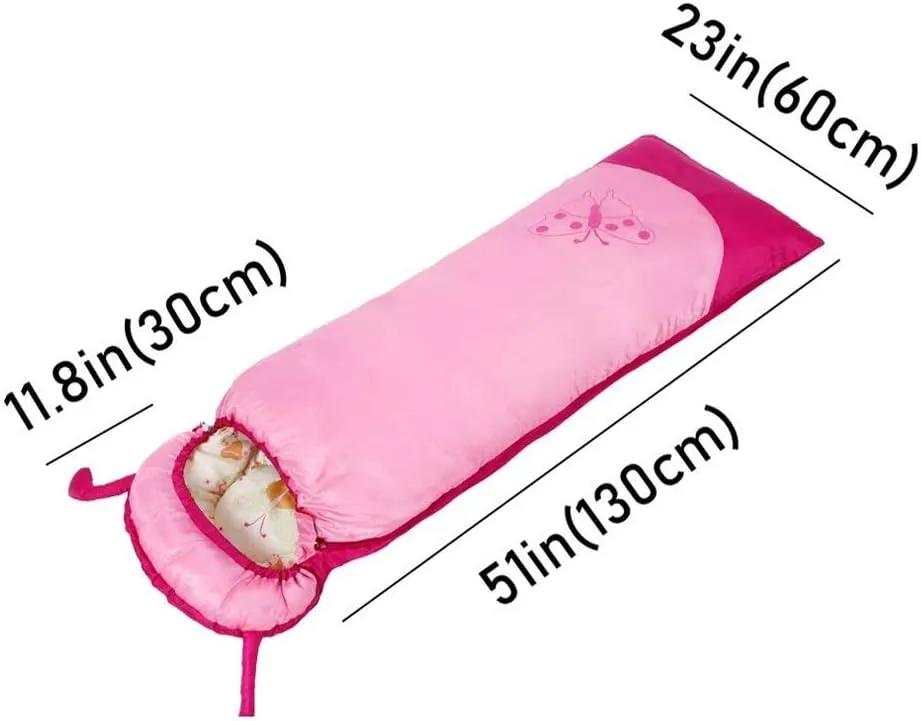 Sleeping Bag Child-Sleeping Bag for Toddler Boys and Girls, Size for Slumber Parties, Camping, and Overnight Travel