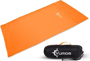 Sleeping Bag Liner and Camping Sheet – Silk Like Material for Travel - Has Full Length Zipper