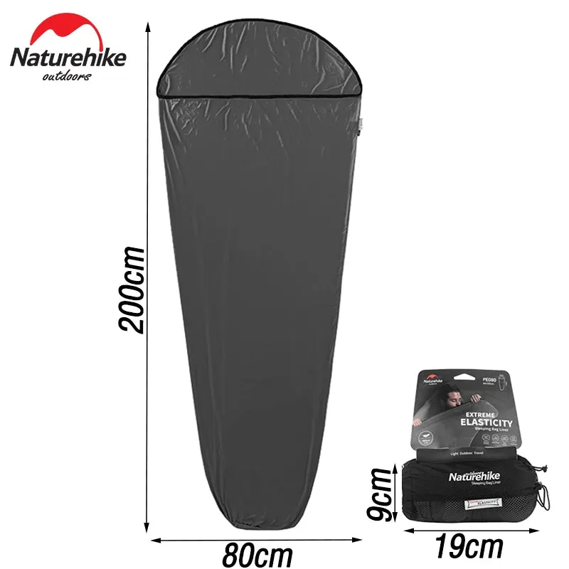 Sleeping Bag Liner - Ultralight, High Elastic, Mummy Style