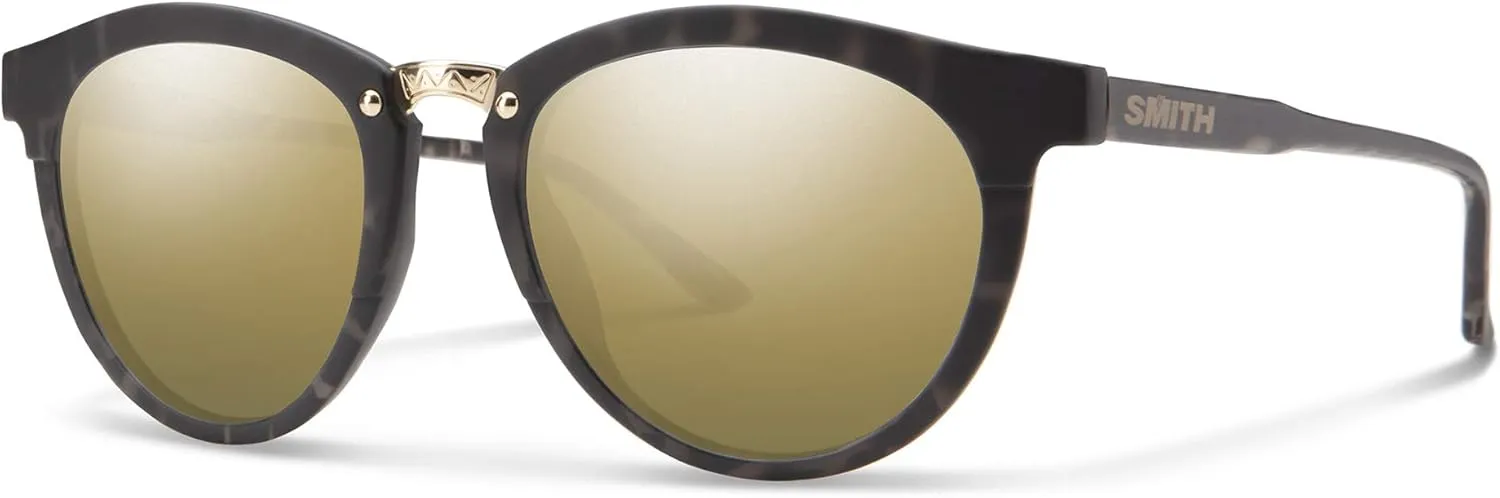 Smith Questa Carbonic Sunglasses, Matte Black Crystal/Polarized Gray, Optics Questa Carbonic Polarized Sunglasses