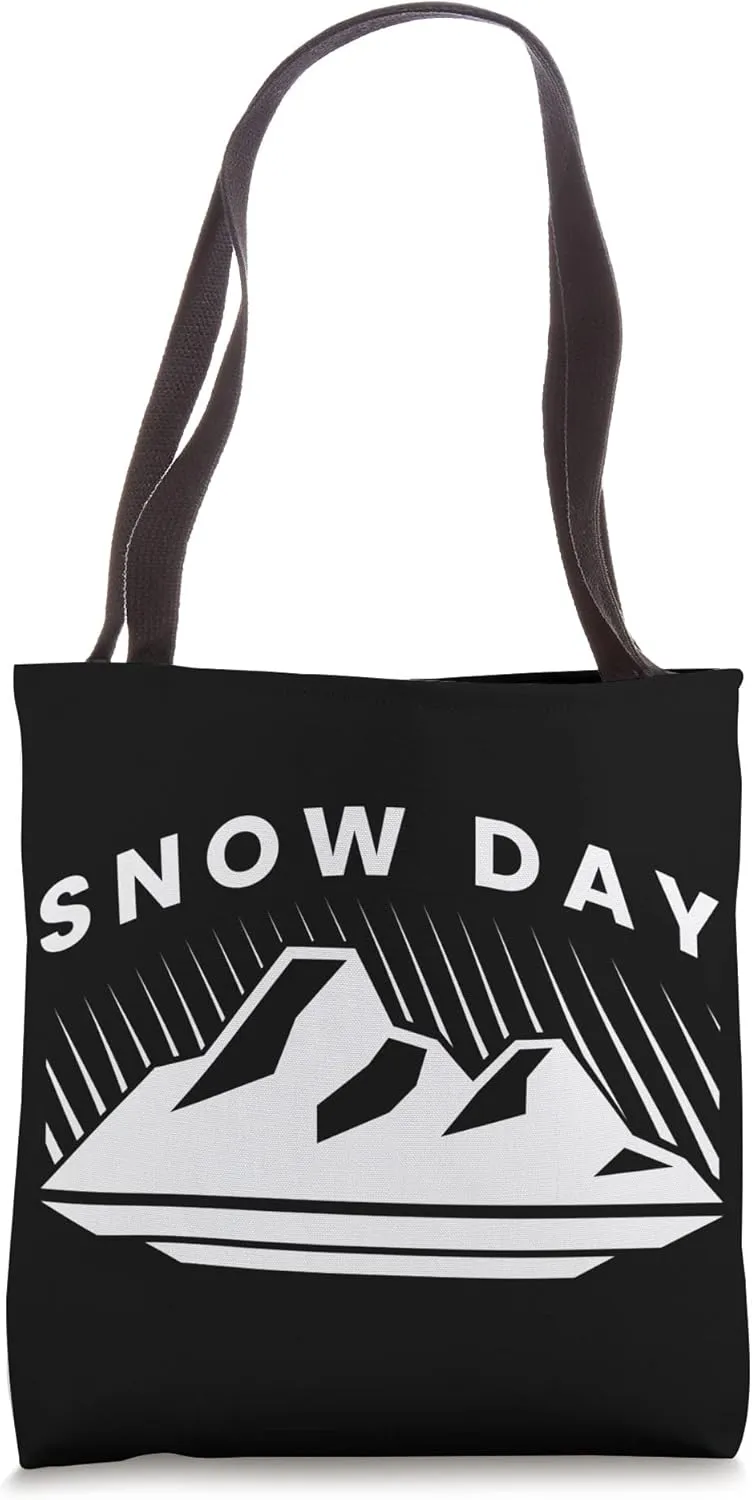 Snow Day Globes Lover Snowing Snowfall Winter Snowy Days Tote Bag