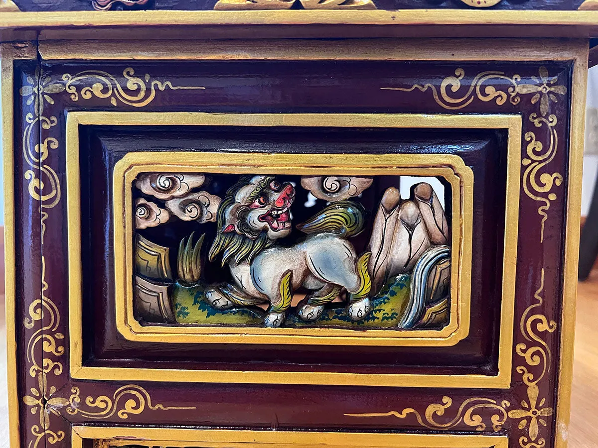 Snow Lion Meditation Table #1