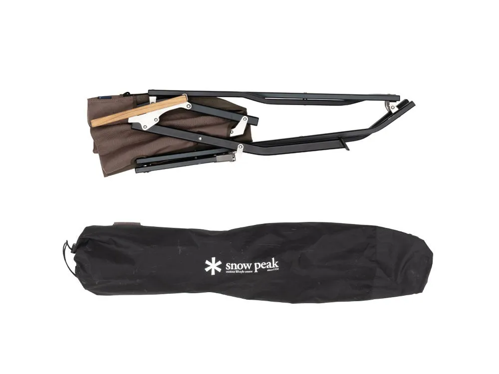 Snow Peak Gray Low Beach Chair Short