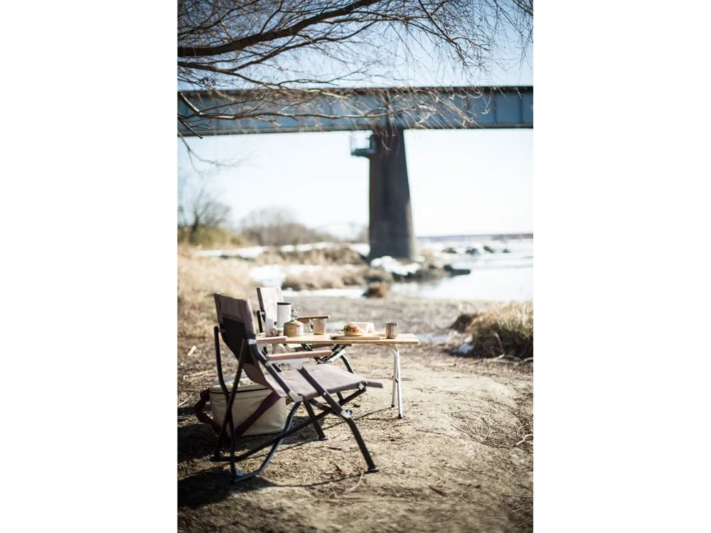 Snow Peak Gray Low Beach Chair Short
