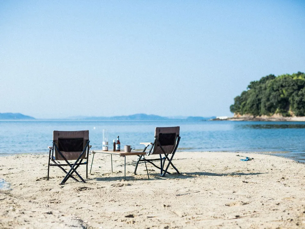 Snow Peak Gray Low Beach Chair Short