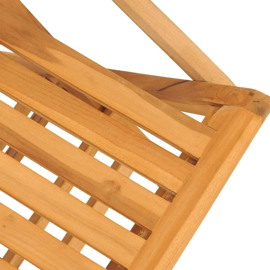 Solid Teak Wood Folding Patio Chairs 2-Pack 24"x26.4"x35.4" Outdoor Furniture Foldable Lounge Seating for Backyard, Poolside, Camping