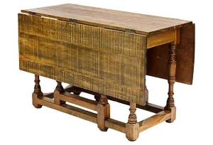 Spanish Harvest Folding Gate-Leg Table