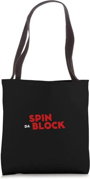 Spin Da Block Tote Bag