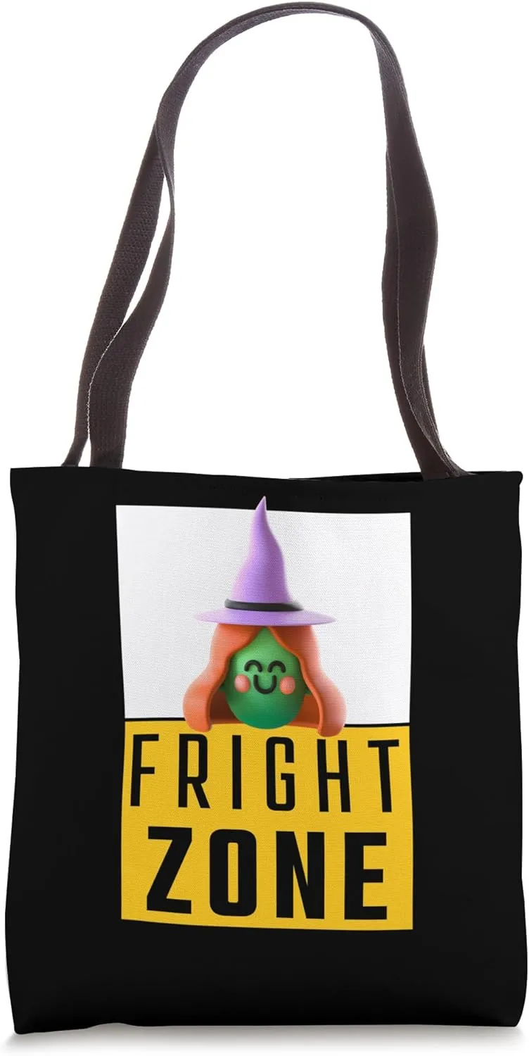 Spooky Season, Fright Zone, Cute Halloween Monsters Shirt Tote Bag