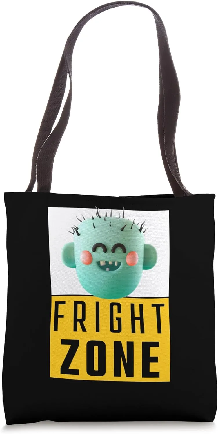 Spooky Season, Fright Zone, Cute Halloween Monsters Shirt Tote Bag