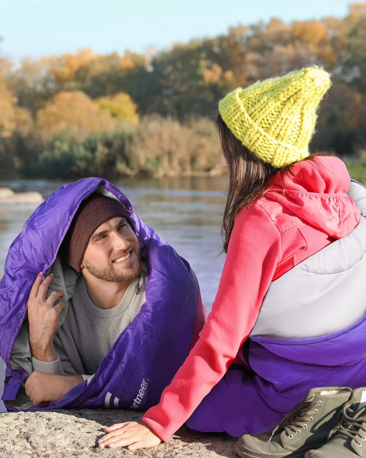 Sportneer Sleeping Bags for Adults, Warm & Cold Weather Sleeping Bag for Adults Kids Boys Girls - Lightweight Compact Camping Gear Equipment, Traveling, Backpacking, Hiking