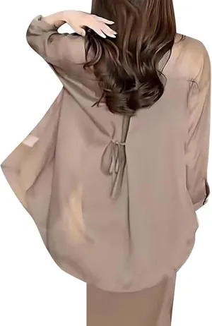 Summer Sunscreen Chiffon Shirt,Long Sleeve UV Protected Silk Shirt,Uv Blocking, Breathable, Fast Drying