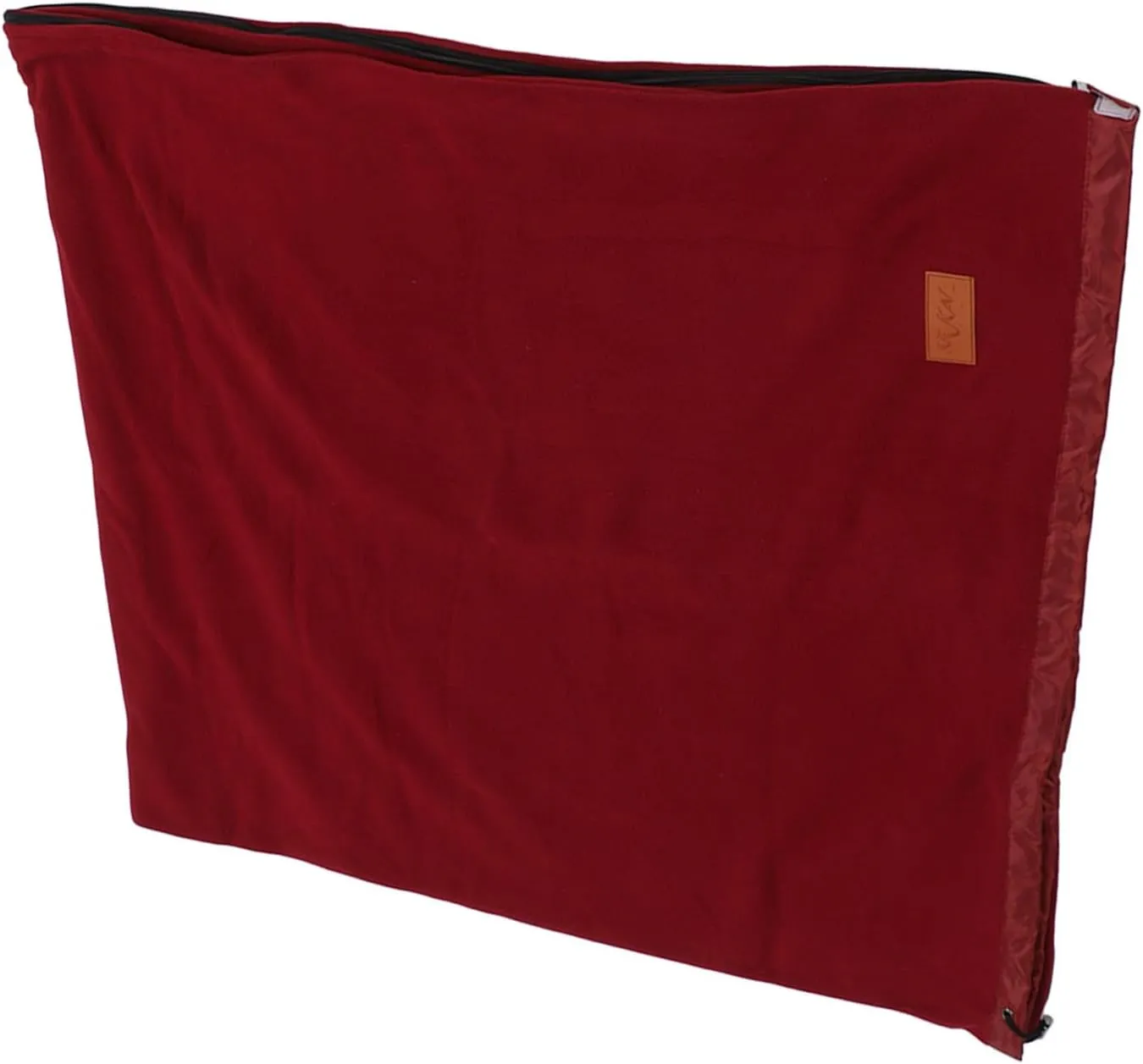 Super Thick Fleece Sleeping Bag Liner with Zipper, Soft and Sturdy Camping Blanket for Travel Backpacking, Large Space and Easy to, Provides Extra Warmth and Comfort