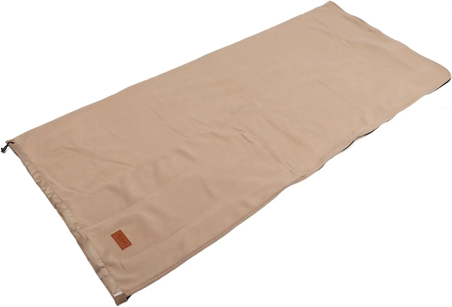 Super Thick Fleece Sleeping Bag Liner with Zipper, Soft and Sturdy Camping Blanket for Travel Backpacking, Large Space and Easy to, Provides Extra Warmth and Comfort