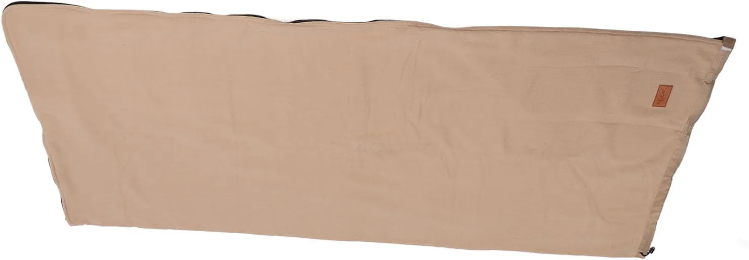 Super Thick Fleece Sleeping Bag Liner with Zipper, Soft and Sturdy Camping Blanket for Travel Backpacking, Large Space and Easy to, Provides Extra Warmth and Comfort