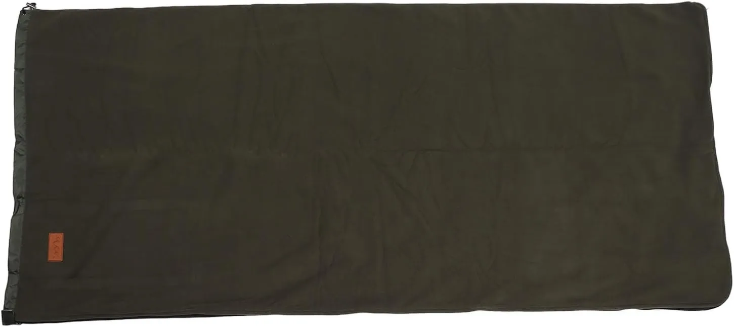 Super Thick Fleece Sleeping Bag Liner with Zipper, Soft and Sturdy Camping Blanket for Travel Backpacking, Provides Extra Warmth and Comfort