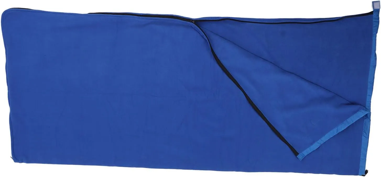 Super Thick Fleece Sleeping Liner with, Soft and Durably Camping Blanket for Travel and Backpacking, Provides Extra Warmth and Comfort