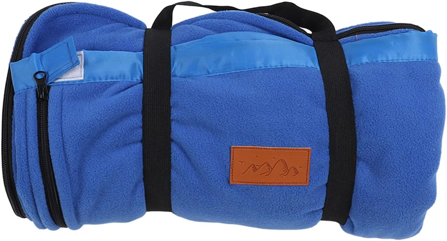 Super Thick Fleece Sleeping Liner with, Soft and Durably Camping Blanket for Travel and Backpacking, Provides Extra Warmth and Comfort