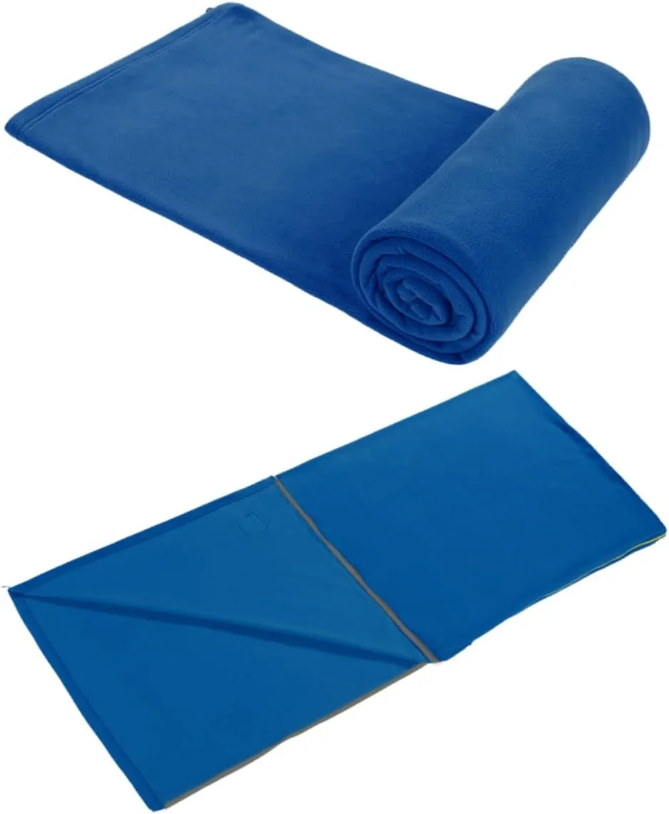 SUPVOX Outdoor Sleeping Bag 180x75cm Fleece Mattress for Hiking Camping and Home Use Wearable Packable Sleeping Pad