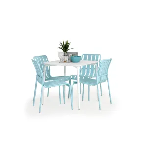 Surfside Outdoor 5 Piece Aluminum Dining Set