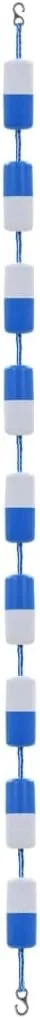 Swimming Pool Safety Divider Rope Blue and White ABS plastic1,38KG