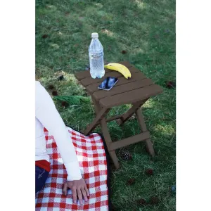 Table Folding Small Brown