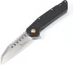 Tactical Folding Knife, 3.35" Blade, G10 Handle, Ultralight 0.38 lb, Made in USA (Green)