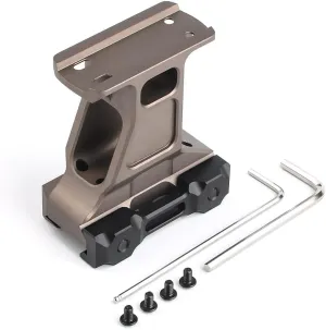 Tactical Red Dot Riser Mount, Metal Picatinny Riser Scope Adapter Mount for T1 T2 Optic Sight, 2.91" Optic Centerline Optic Riser, Fit for 20mm Picatinny Rail