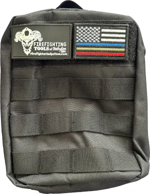 Tactical USAR Firefighting Bag 6in x 9in - Heavy Duty Marine Canvas - Rope Slit
