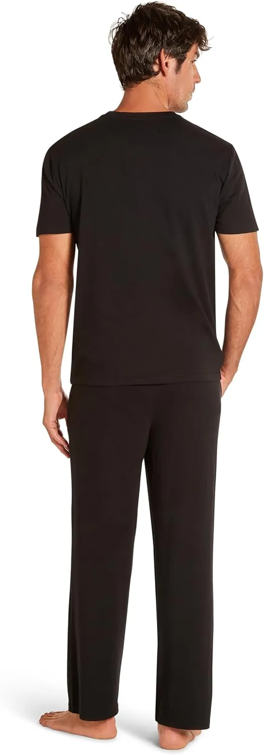 TAHARI Men's Ultimate Comfort Men's Crew Neck Sleep T-Shirt – Soft Cotton Blend, Lightweight & Breathable Lounge Shirt