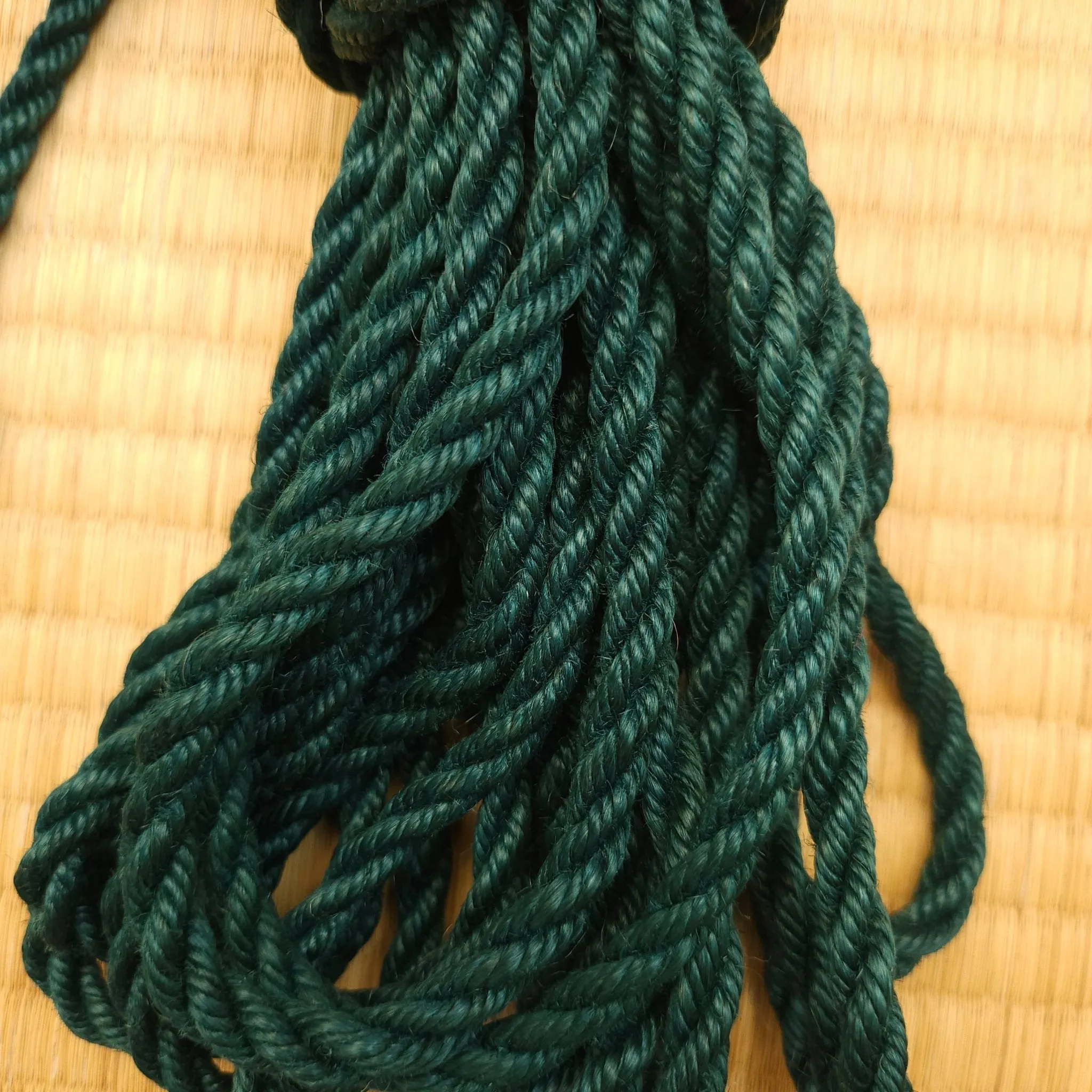 Teal - Fully Treated Jute Shibari Rope